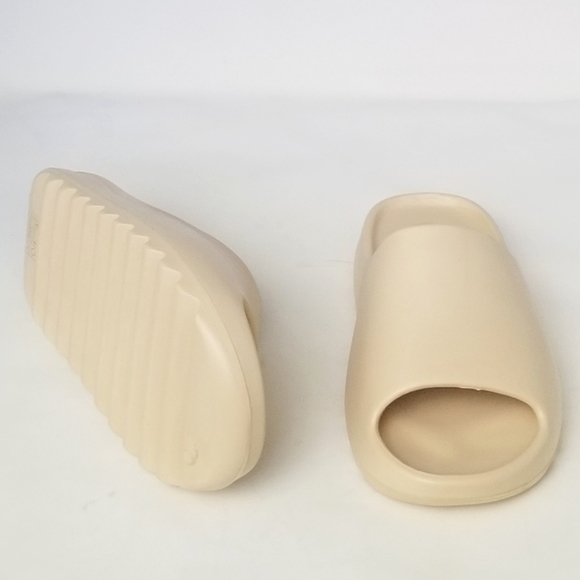 New Bone Beige Waterproof Sport Rubber Sandals - Picture 3 of 3